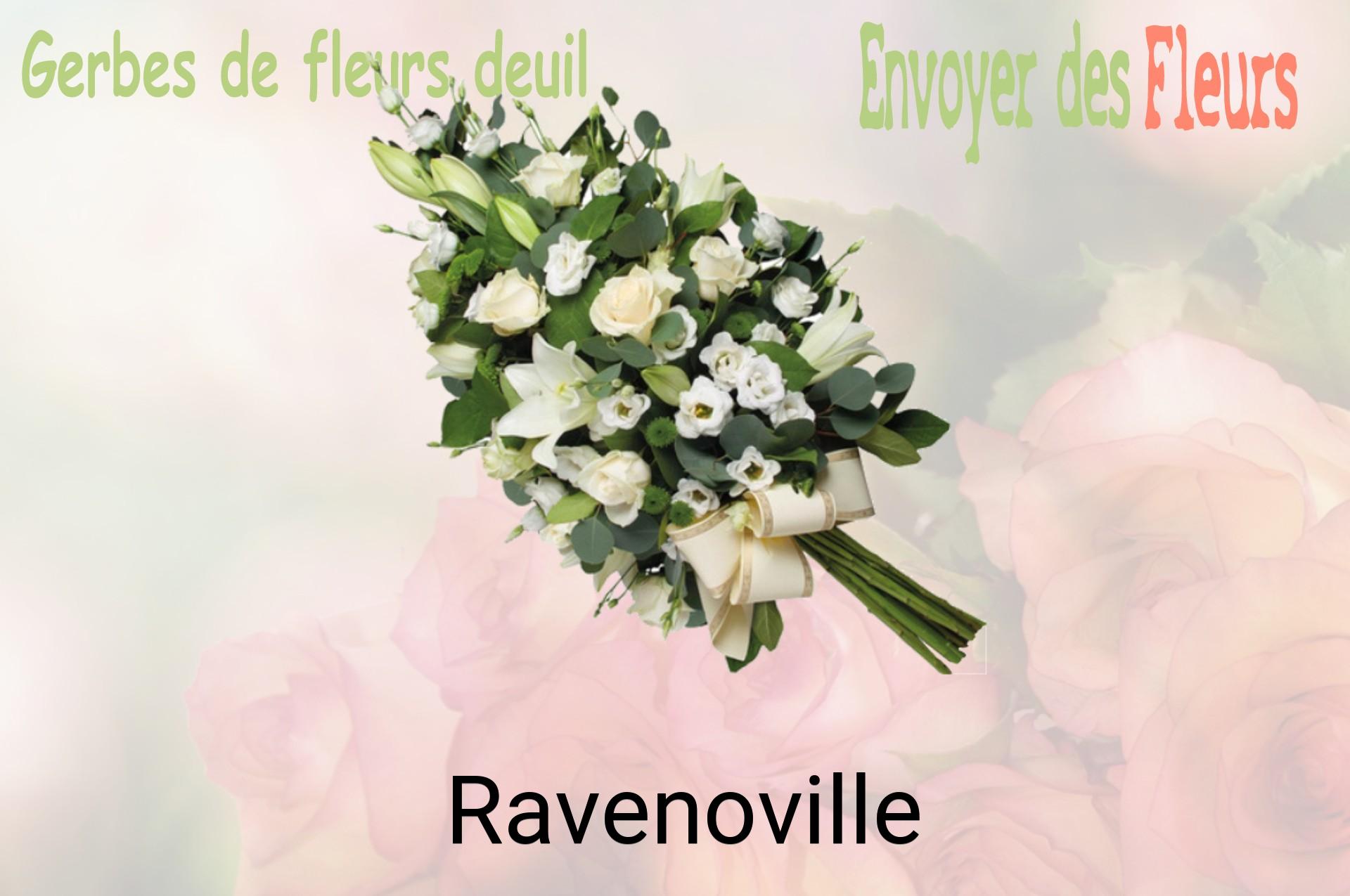 Gerbe de fleurs de deuil livrée à Ravenoville